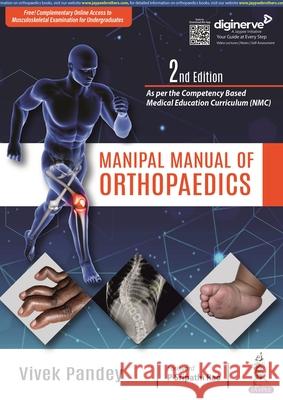 Manipal Manual of Orthopaedics Vivek Pandey 9789356961784 Jaypee Brothers Medical Publishers