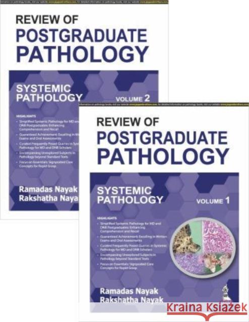 Review of Postgraduate Pathology (Systemic Pathology) Rakshatha Nayak 9789356963078