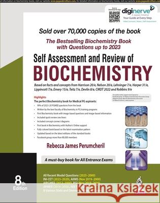 Self Assessment and Review of Biochemistry Rebecca James Perumcheril 9789356963634