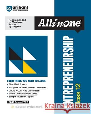 AIO CBSE Entrepreneurship 12th Shruti Manglik 9789368401223