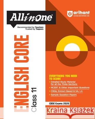 AIO CBSE English Core 11th Parneet Kaur 9789368402299