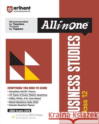 All In One Bussiness Studies-12Th Ishita Agarwal 9789368403005