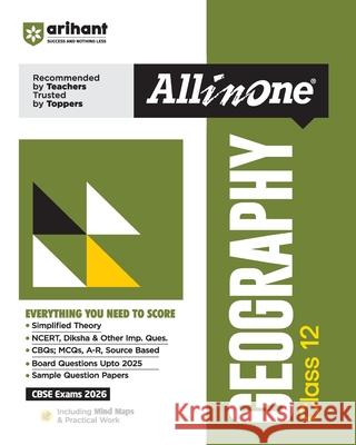 AIO CBSE Geography 12th Shruti Sharma 9789368404521