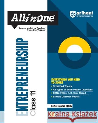 All In One Entrepreneurship -11 Class Shruti Manglik 9789368406136
