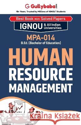 MPA-014 Human Resource Management Vinay Tiwari 9789381066454