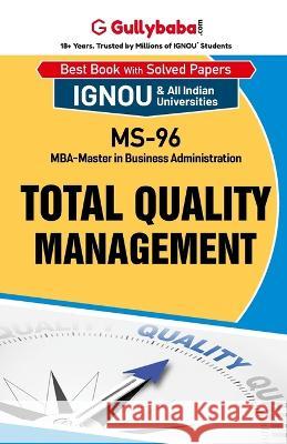 MS-96 Total Quality Management Sethi Punit 9789381066546