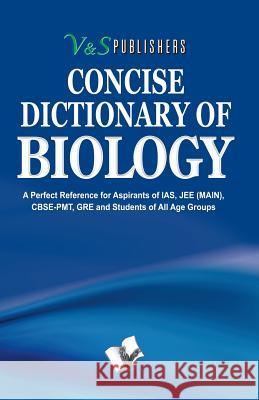 Concise Dictionary of Biology Bose Editorial 9789381588635