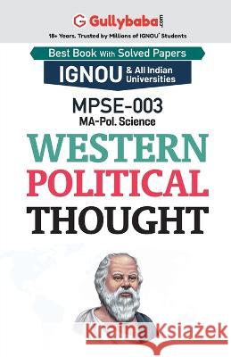 MPSE-03 Western Political Thought Panel Gullybab 9789381638637 Gullybaba Publishing House Pvt Ltd
