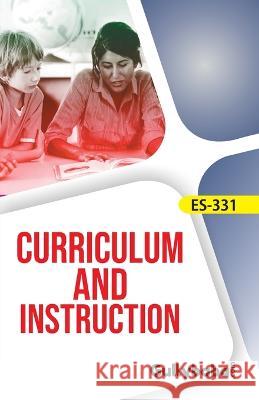 ES-331 Curriculum And Instruction Gullybaba Com Panel 9789381690765 Gullybaba Publishing House Pvt Ltd
