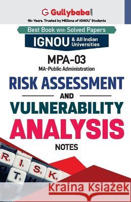 MPA-03 Risk Assessment and Vulnerability Analysis Gullybaba Com Panel 9789381690888 Gullybaba Publishing House Pvt Ltd