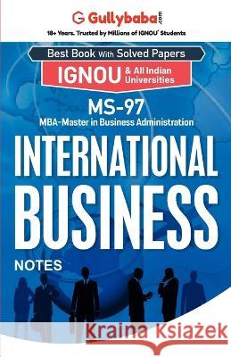 MS-97 International Business Gullybaba Com Panel 9789381970652 Gullybaba Publishing House Pvt Ltd