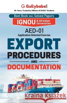 AED-01 Export Procedures and Documentation Gullybaba Com Panel 9789381970812 Gullybaba Publishing House Pvt. Ltd.