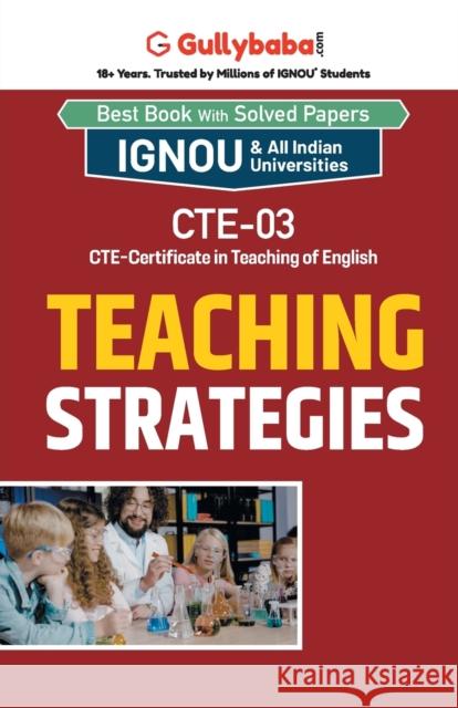 CTE-03 Teaching Strategies Panel Gullybab 9789381970904 Gullybaba Publishing House Pvt Ltd