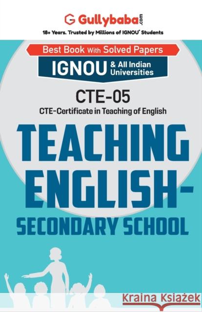 CTE-05 Teaching English-Secondary School Panel Gullybab 9789381970928 Gullybaba Publishing House Pvt Ltd