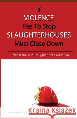 If Violence Has To Stop, Slaughterhouses Must Close Down: Manifesto For A Slaughter-free Civilization Dasa, Sahadeva 9789382947189 Soul Science University Press