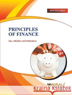 Principles of Finance Mrs Meera Govindaraj 9789383750009