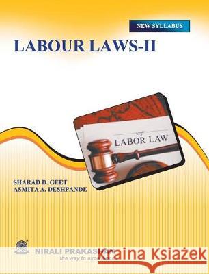 Labour Laws II S. D. Geet A. a. Deshpande 9789383750795 Nirali Prakashan