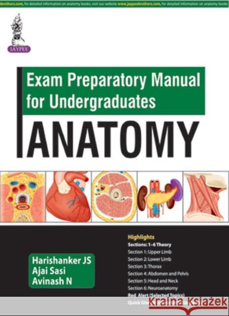 Exam Preparatory Manual for Undergraduates Js Harishanker 9789385999178