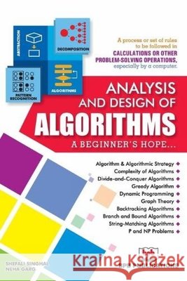 Analysis and Design of Algorithms Shefali Singhal 9789386551894