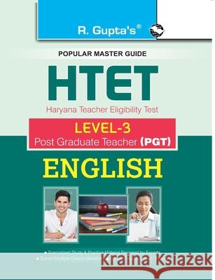 HTET (PGT) Post Graduate Teacher (Level3) English Exam Guide Rph Editorial Board 9789386845627 Ramesh Publishing House