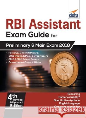 RBI Assistants Exam Guide for Preliminary & Main Exam 4th Edition Disha Experts 9789387045491 Disha Publication