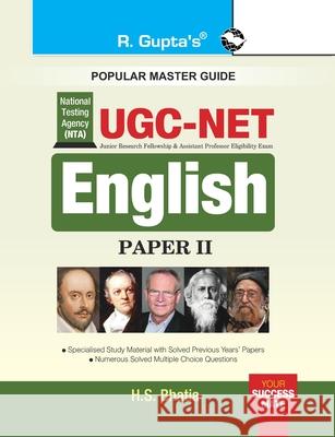 UGC-NET English (Paper II) Exam Guide H. S. Bhatia 9789387604551 Ramesh Publishing House