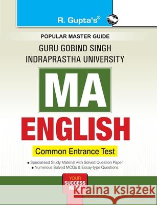 Ggsipu: MA English (CET) Exam Guide Rph Editorial Board 9789387604926 Ramesh Publishing House