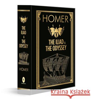 HOMER: The Iliad & the Odyssey: Deluxe Hardbound Edition Homer 9789388144292