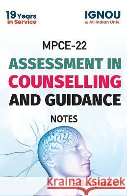 MPCE-022 Assessment In Counselling And Guidance Notes - 2018 Gullybaba Com Panel 9789388149174 Gullybaba Publishing House Pvt Ltd