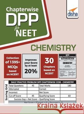 Chapter-wise DPP Sheets for Chemistry NEET Disha Experts 9789388240079 Disha Publication