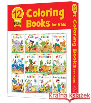 Colouring Books For Kids: 12 Books Wonder House Books 9789388369787 Prakash Books