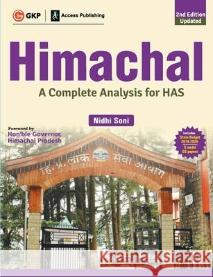 Himachal 2019-20- A Complete Analysis for HAS 2e Nidhi Soni 9789389161656 Gk Publications