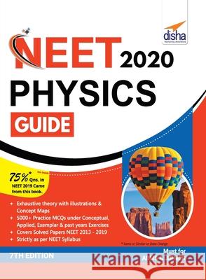 NEET 2020 Physics Guide - 7th Edition Disha Experts 9789389187113 Disha Publication
