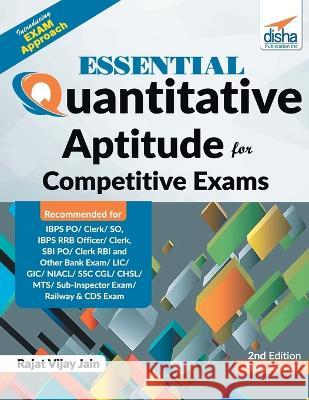 Essential Quantitative Aptitude for Competitive Exams - 2nd Edition Jain, Rajat Vijay 9789389187991 Disha Publication