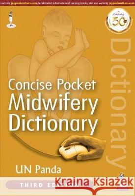 Concise Pocket Midwifery Dictionary UN Panda   9789389188967 Jaypee Brothers Medical Publishers