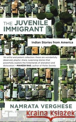 The Juvenile Immigrant: Indian Stories from America Namrata Verghese 9789389231113