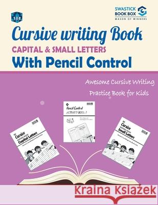 SBB Cursive Writing Book Capital and Small Letters with Pencil control Swastick Book Box 9789389288957 Swastick Book Box