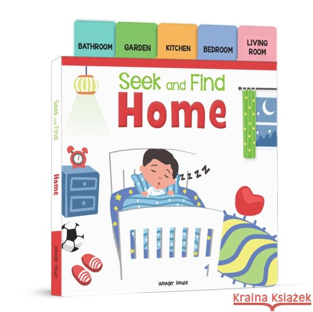 Seek And Find - Home: Early Learning Board Books With Tabs Wonder House Books 9789389432381 Wonder House Books