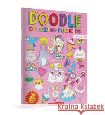 Doodle Coloring For Kids: Pink Edition Wonder House Books 9789389432695 Prakash Books