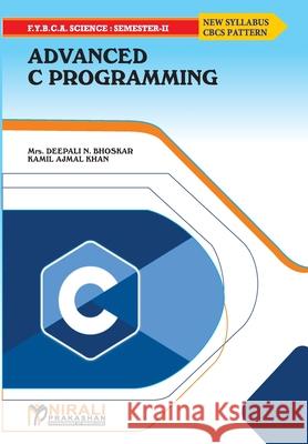 Advanced C Programming Deepalin Mr 9789389533712 Nirali Prakashan