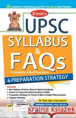 UPSC Syllabus & FAQs Unknown 9789389554496