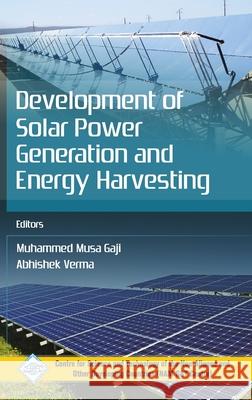 Development of Solar Power Generation and Energy Harvesting Muhammed Musa Gaji 9789389569049 Daya Pub. House