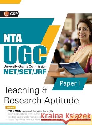 Nta Ugc (Net/Set/Jrf ) 2020: Paper I - Teaching & Research Aptitude T. S. Sodhi 9789389718843