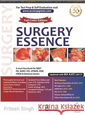 Surgery Essence Pritesh Singh   9789389776553 