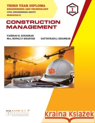 Construction Management (22061) Vaibhao Sonarkar 9789389825053