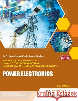 Power Electronics Sawants D. 9789389825336 Nirali Prakashan