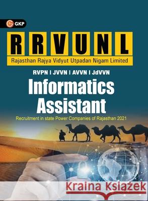 Rajasthan RVUNL 2021: Informatics Assistant G K Publications (P) Ltd 9789390187485 Gk Publications