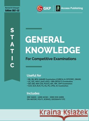 Static General Knowledge 2ed by A.P. Bhardwaj A. P. Bhardwaj 9789390187737