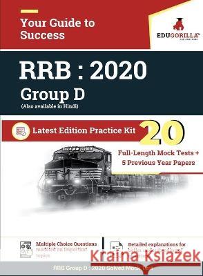 RRB Group D 2020 | 20 Mock Tests + 5 PYP For Complete Preparation Manglik Rohit Manglik 9789390297436