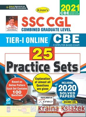 SSC CGL 25 Practice Sets(English)-2020 Unknown 9789390797677